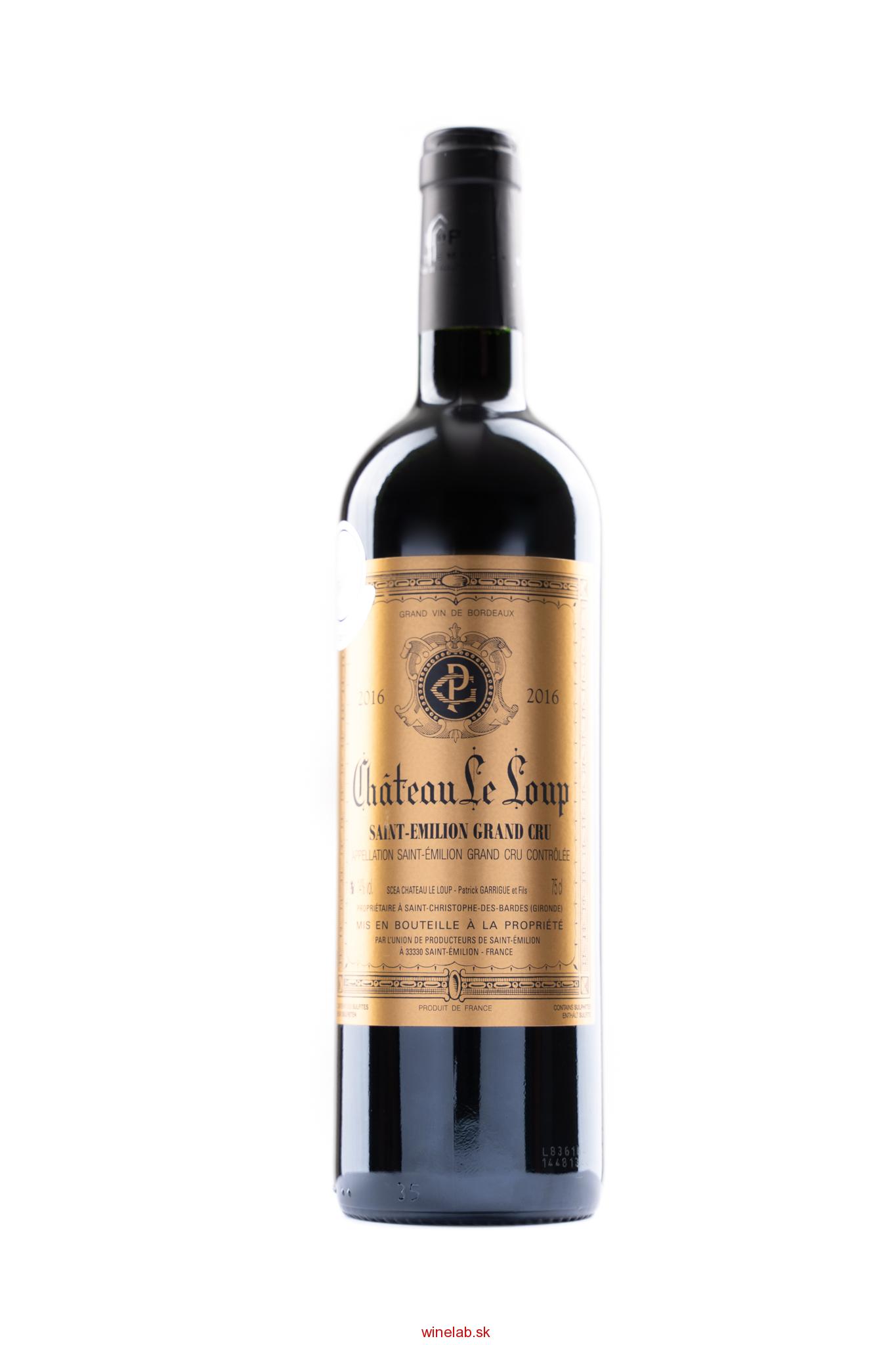 CHATEAU LE LOUP SAINT EMILION GRAND CRU 2021